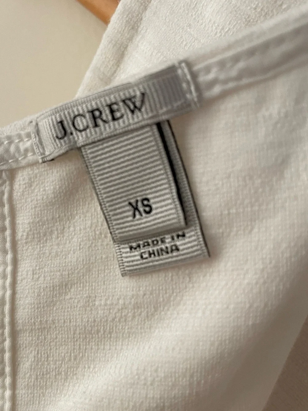 J. Crew Peplum Tank Top - White